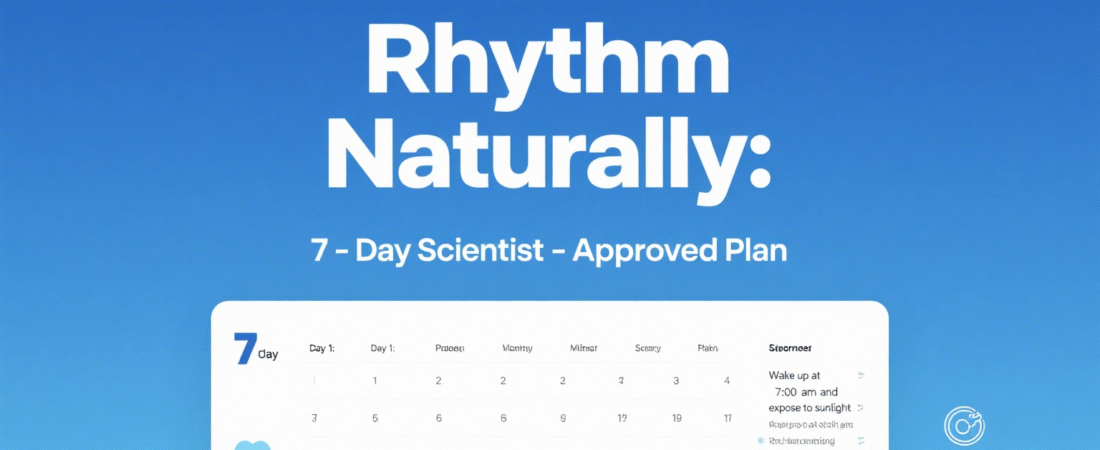 Reset Circadian Rhythm Naturally: 7-Day Scientist-Approved Plan
