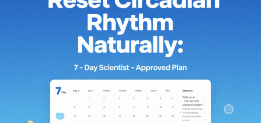 Reset Circadian Rhythm Naturally: 7-Day Scientist-Approved Plan
